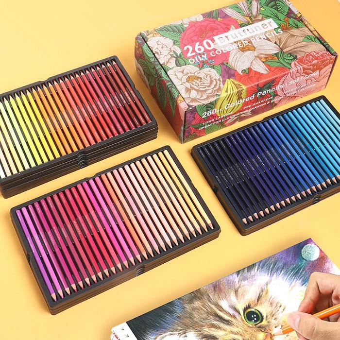 

Brutfuner 520 Colors Professional Oil Colored Pencil Limited Edition Gratisongkir