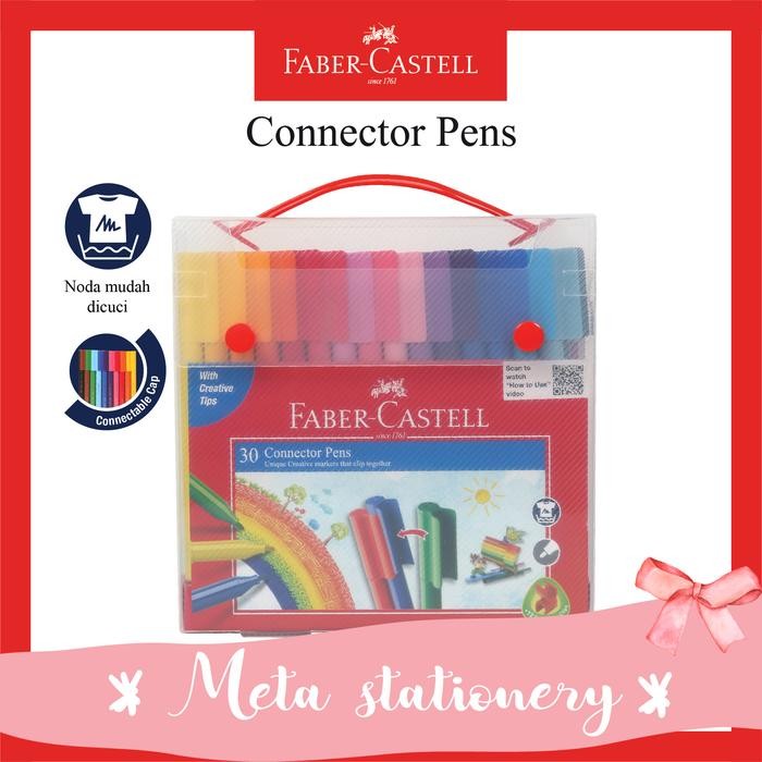 

Connector Pen 30 Faber Castell Gift Set Gratisongkir