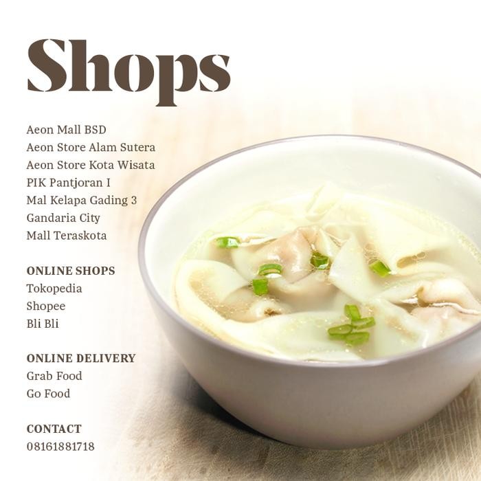 

Ger Pangsit Spesial / Pangsit Ayam udang / Isi 5 pcs Halal