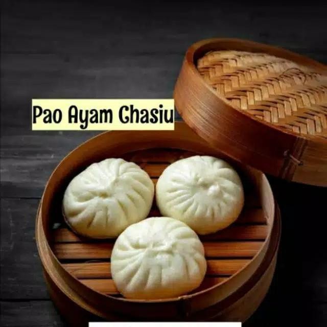 

Ger BAKPAO DIMSUM FROZEN HALAL 10pcs PAO TELUR ASIN/AYAM/CHASIU/COKLAT Food Instan