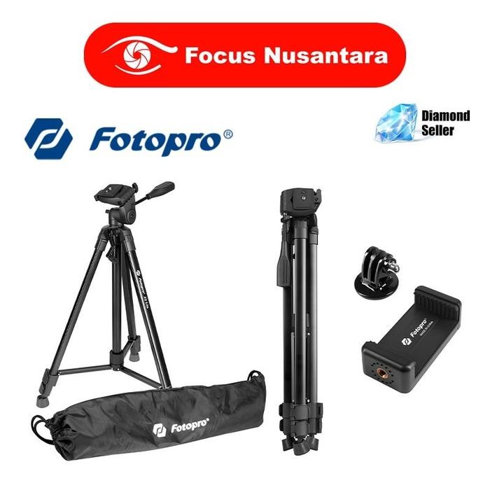 FOTOPRO X2 Lite Tripod Kamera DSLR / Mirrorless / Tripod HP GARANSI RESMI
