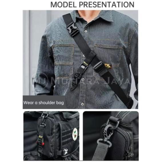 PLATO Carabiner Gantungan Kunci Tas Multifungsi Hook Keychain Hook