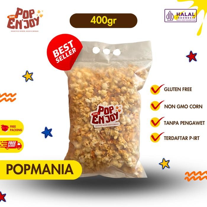

Ger [NAGIH] POPMANIA - PopENjoy / Makanan Manis Asin Crispy Camilan Popkron Snack Jagung