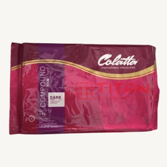 

Ger Coklat Blok Colatta Dark Compound 1 Kg / Coklat Masak /Coklat Batang