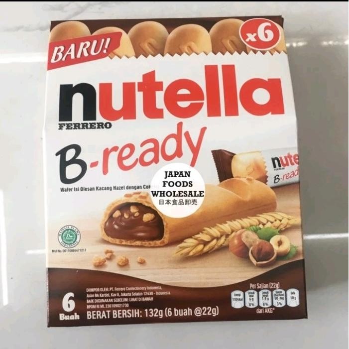 

Ger Nutella B-ready T6 / nutella bready / cemilan impor / chocolate / coklat