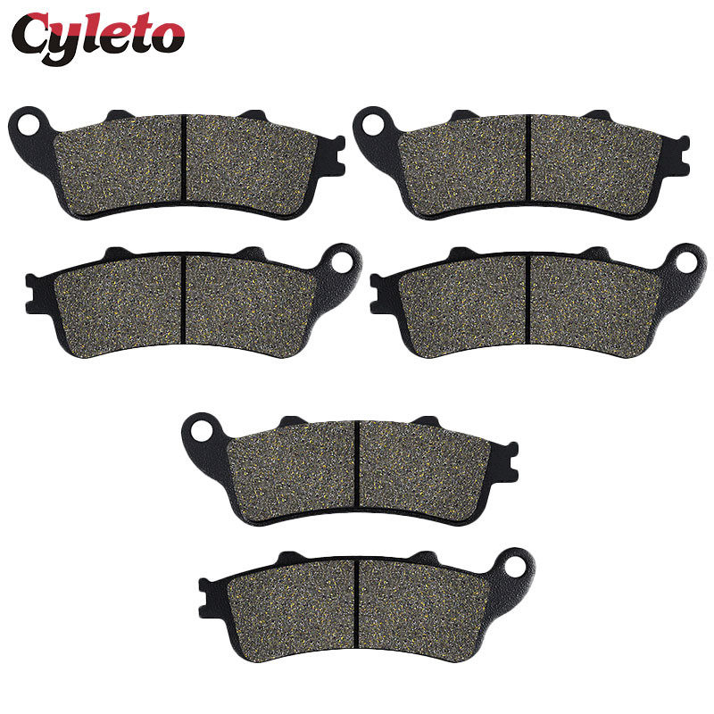 Motorcycle Front Rear Brake Pads Honda Varadero XL1000 VFR800 Interceptor CBR1100XX Blackbird ST1100