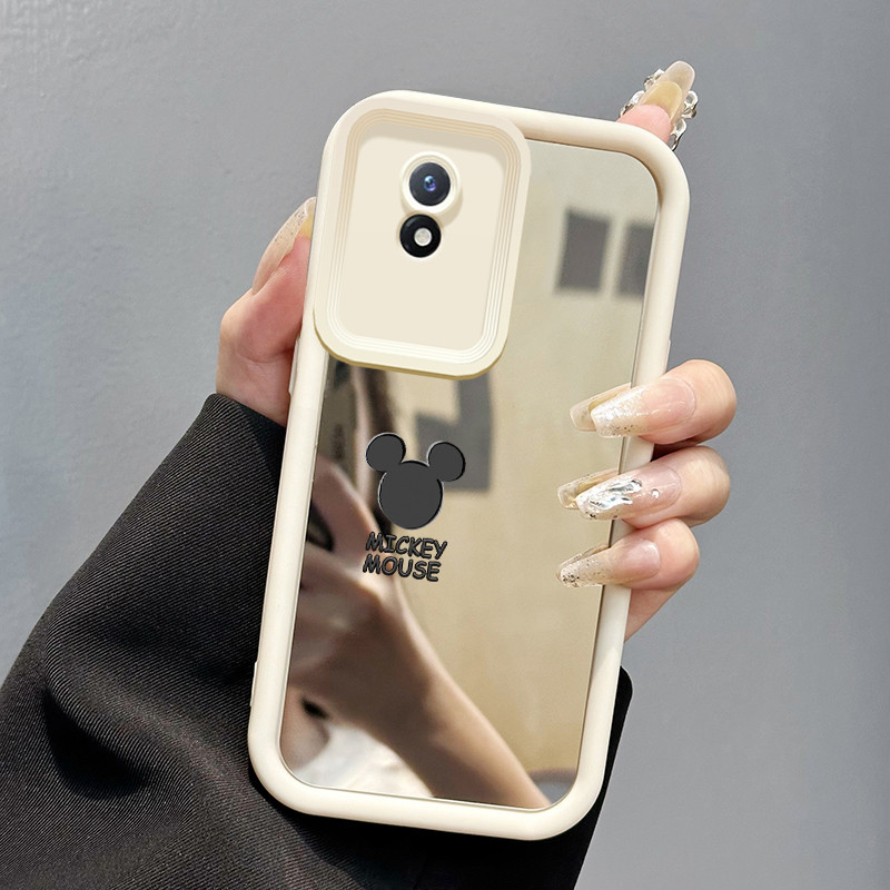Casing Hp VIVO Y02 VIVO Y02A VIVO Y02T Case Mickey si Mouse Populer Kesing cermin Silikon Cesing Sof