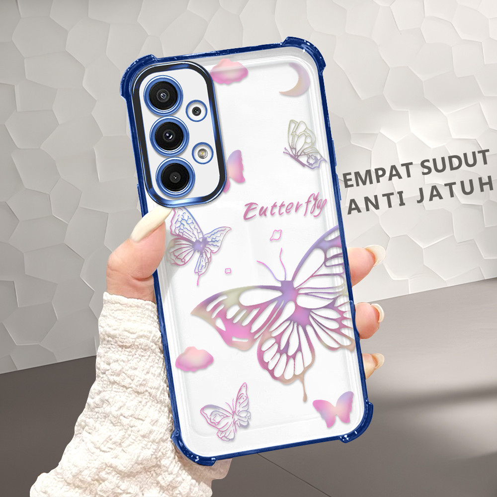Casing Empat Sudut untuk Perlindungan Jatuh Hp For Compitable With Samsung Galaxy A23 4G 5G  Cassing