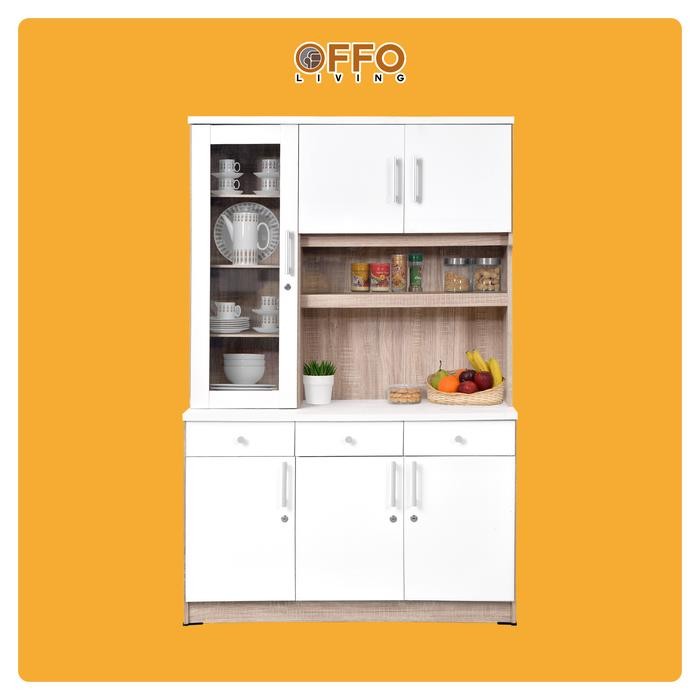 Kitchen Set Lemari Sayur Lemari Dapur Rak Piring Minimalis 3 Pintu