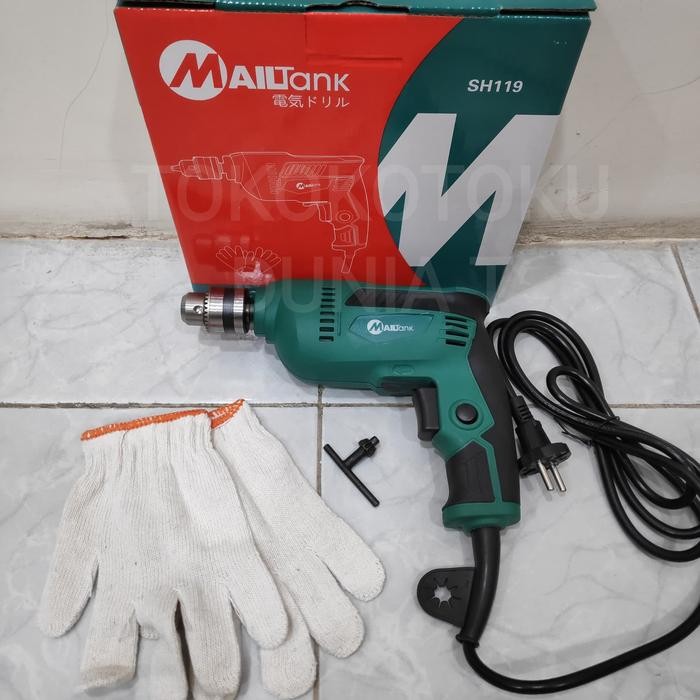 Mesin Bor Listrik Bor Tangan Mailtank 10Mm Bolak Balik 2 Arah