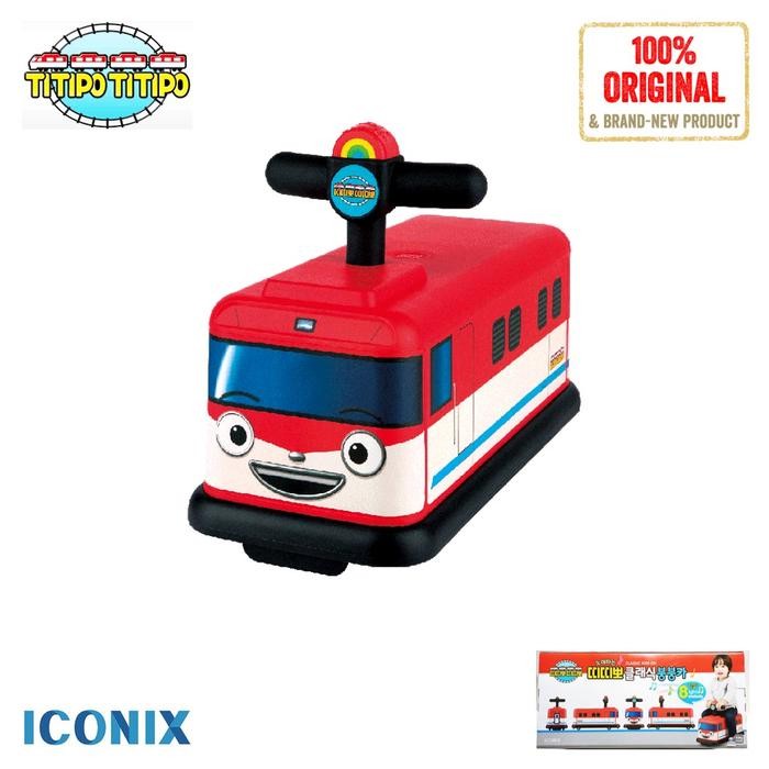 Iconix Titipo The Little Train Titipo Classic Ride On Tpt118001 Korean Gratisongkir