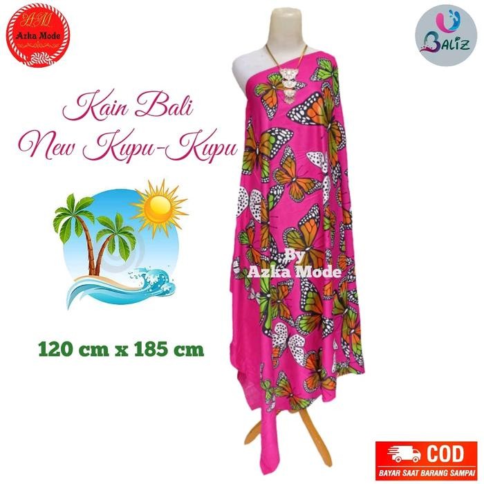 

KAIN PANTAI BALI MOTIF KUPU-KUPU JUMBO UKURAN 120X185-200CM - BAHAN RAYON ADEM, LEMBUT DAN TIDAK