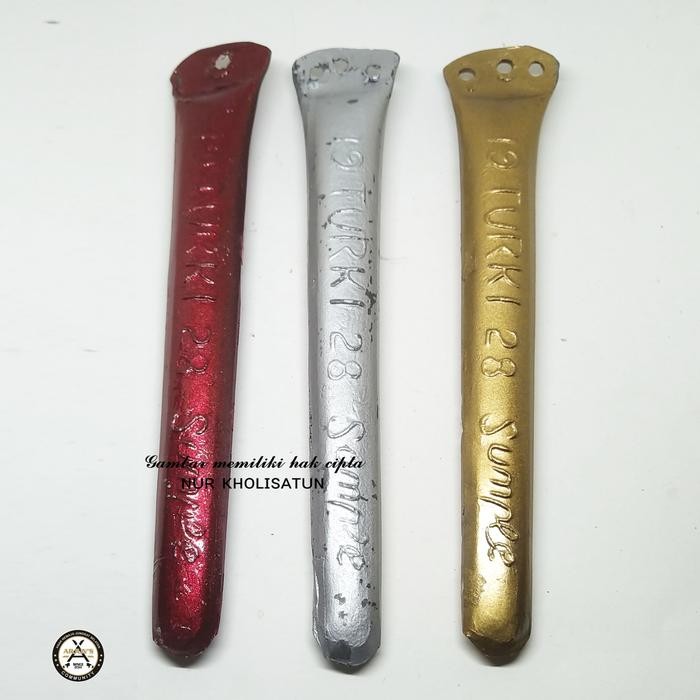 Madat Tengkorak 9 Warna Merah Kuning Putih.