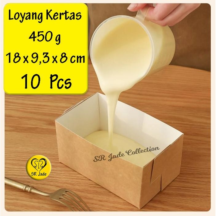[10 PCS] Loyang Kertas Roti Cup Paper Chiffon Kotak Paper Cup Tray Chiffon Loyang Baking Tahan Panas