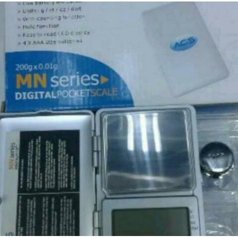 Timbangan Emas Digital Pocket Acis Mn 200 Gratisongkir