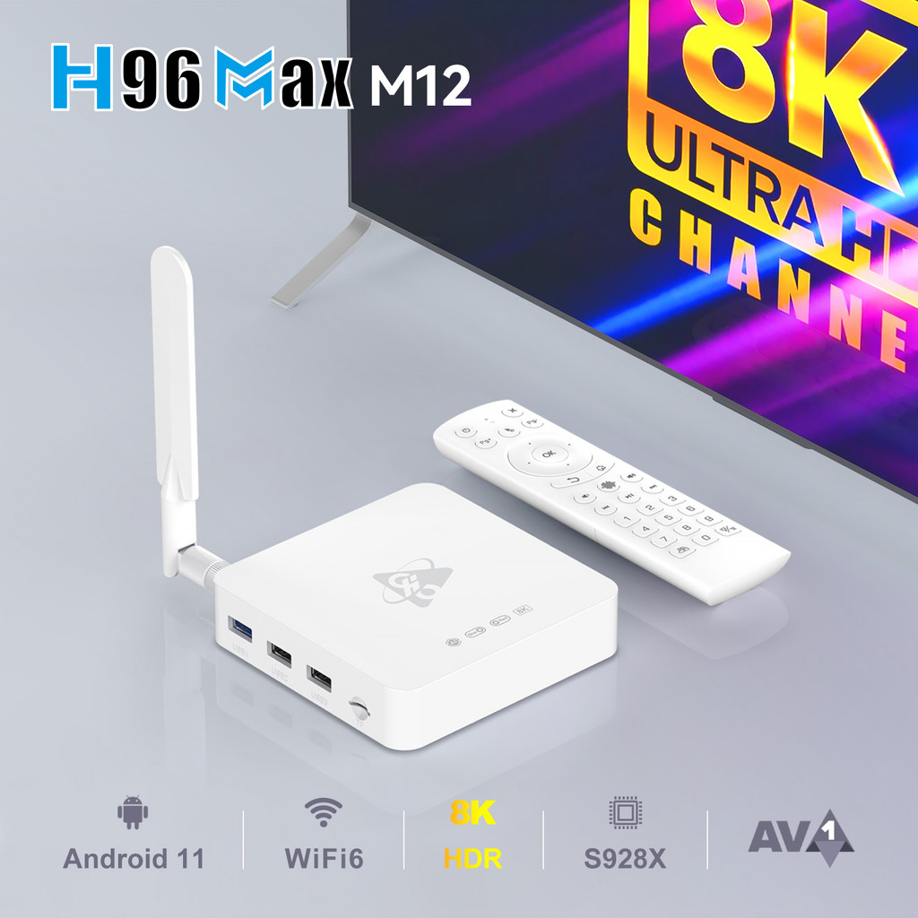 Smart TV Box Amlogic S928X Penta-Core TV Box Android 11 Wifi6 BT5.4 Full 8K HD Video TV BOX 8GB