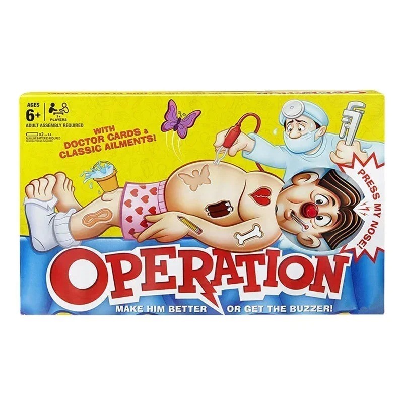 Competitive Operation Game 2-4 Player Mode Party Interactive Toy Reflex Challenge Holiday Gathering