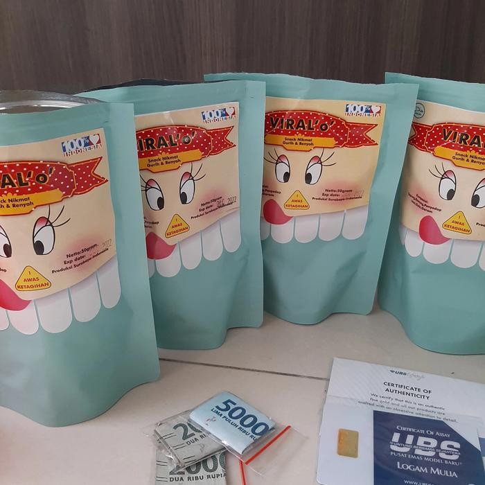 

termurah snack viral zaman now berhadiah langsung