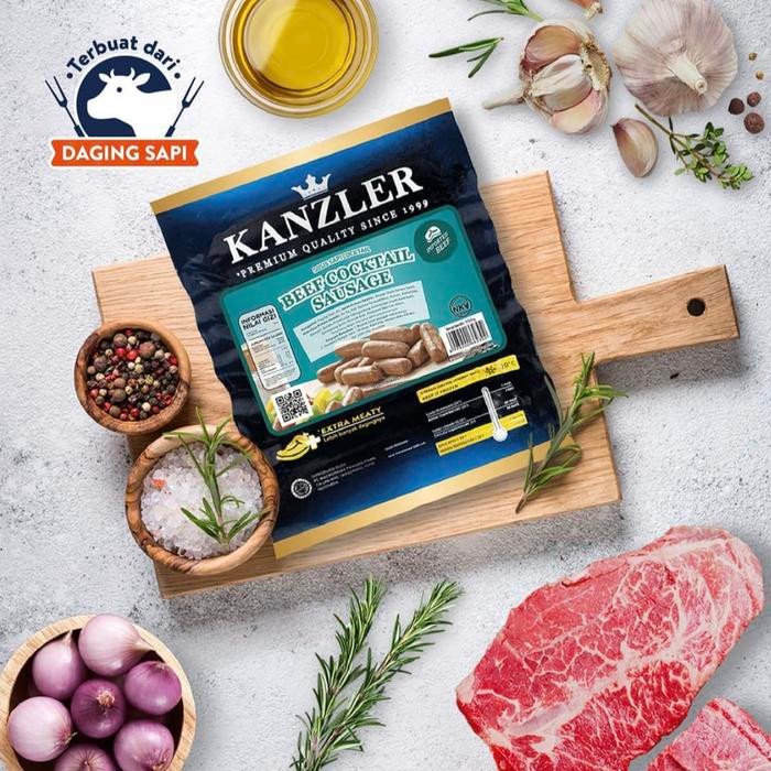

Kanzler Sosis Beef Cocktail Cheese Cocktail Frankfurter Cocktail 500Gr