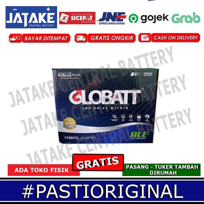 Aki kering 115D31L 95D31L GLOBATT Maintenance Free Tangerang Best Quality