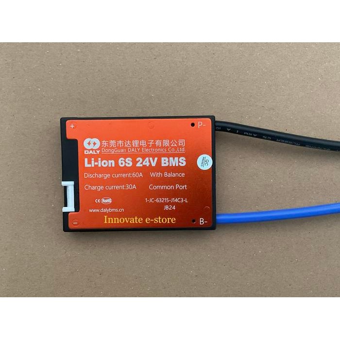 Bms baterai batre lithium 18650 6S 24V merek Daly