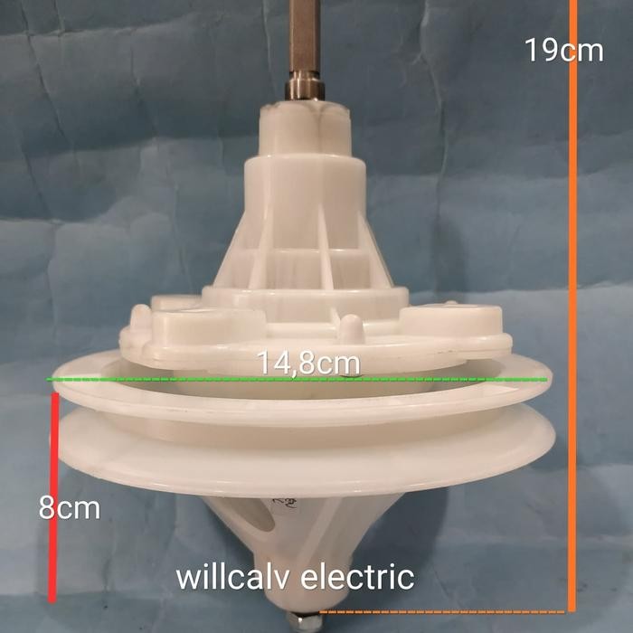 GEAR BOX BOK MESIN CUCI SANKEN 2 TABUNG AS KOTAK - GEAR BOX SANKEN