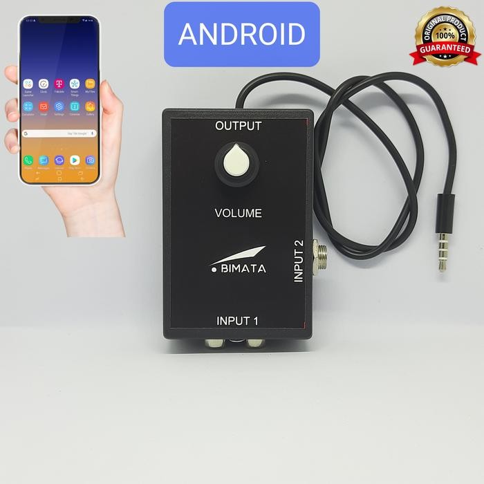 Alat rekam mixer ke hp android (mixer,efek gitar,reciever tv,keyboard)