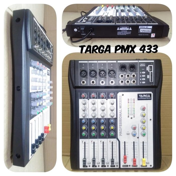 audio mixer targa pmx433