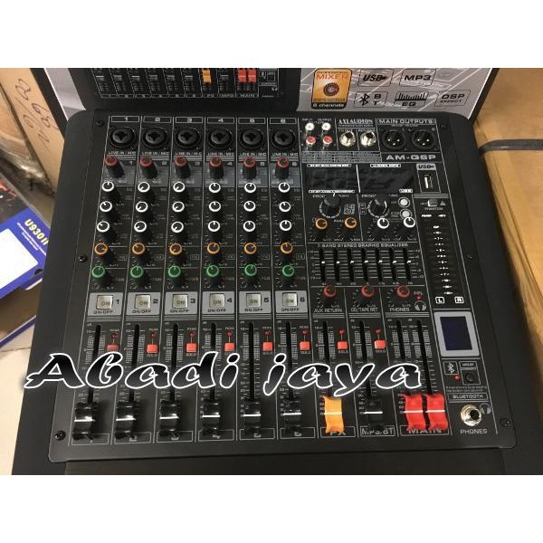 Power mixer axl audion AM Q6P 6ch axl audion amq6p