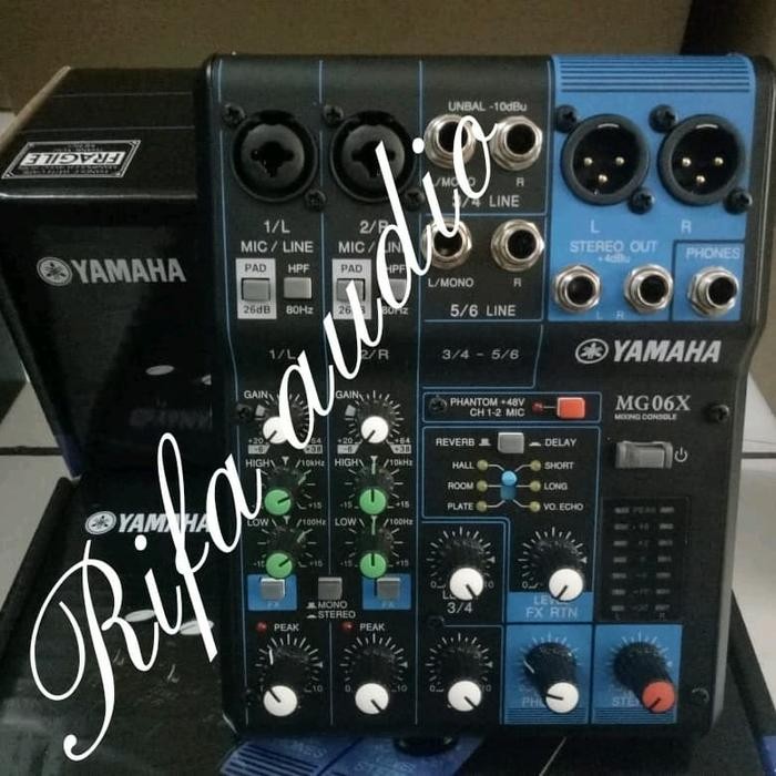 mixer YAMAHA MG-06X mixer audio yamaha MG 06 X
