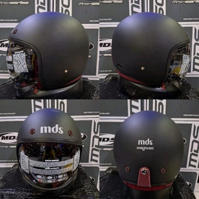 Helm Mds Magnum Retro Classic Motorcycle Mds Magnum