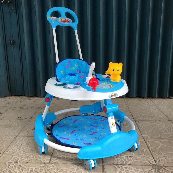Baby Walker FAMILY Ban Karet Kursi Belajar Jalan Kereta Bulat Bayi