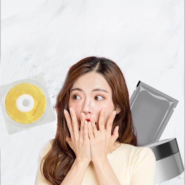 New Arrival: Mesh Two-Color Crystal Breast Mask, Moisturizing Essence, Gold Breast Patch For Women