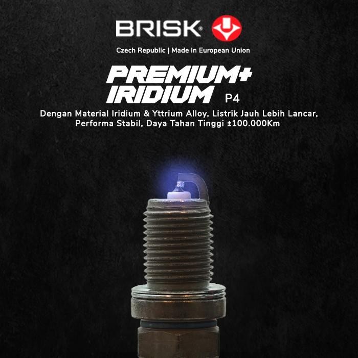 Busi Mobil Suzuki Swift Old BRISK Premium Iridium P4 Best Quality