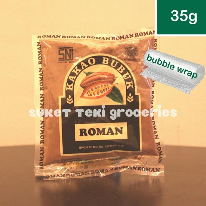 

New Coklat / Kakao Bubuk Cocoa Roman 35gr per pak isi 10