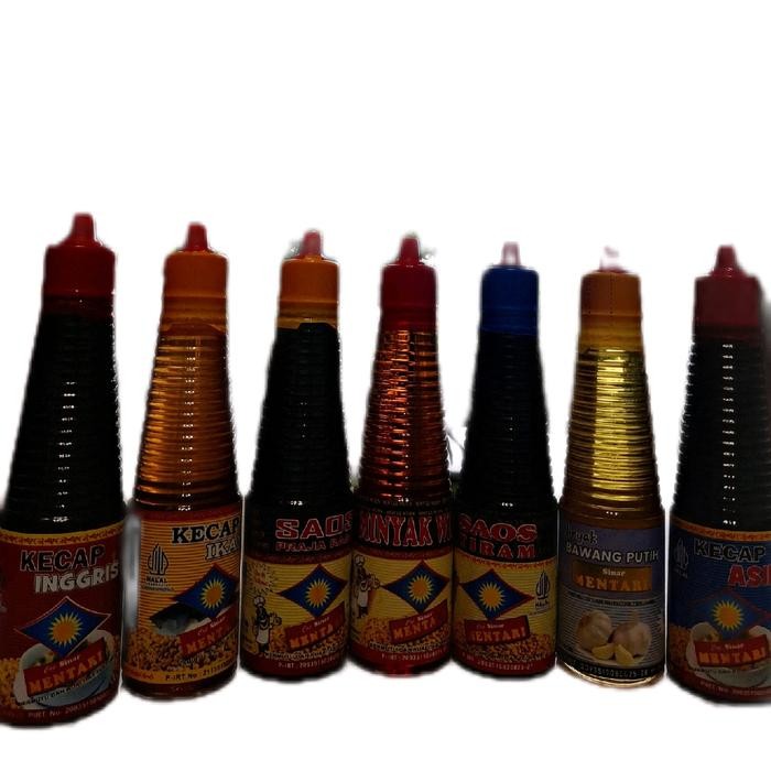 

New Paket kecap isi 7 minyak bawang(saos,kecap,minyak) Botol
