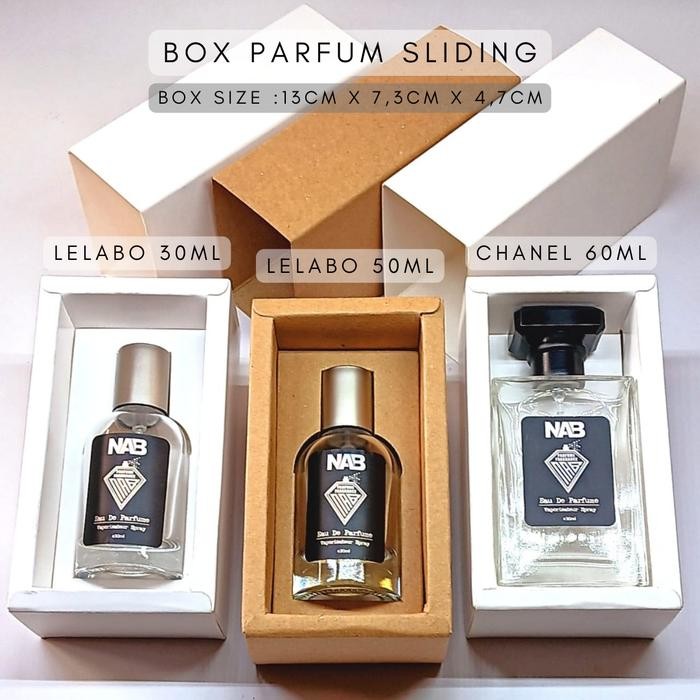 BOX PARFUM SLIDING LeLABO 30ML, 50ML & KOTAK 60ML / BOX PARFUM *