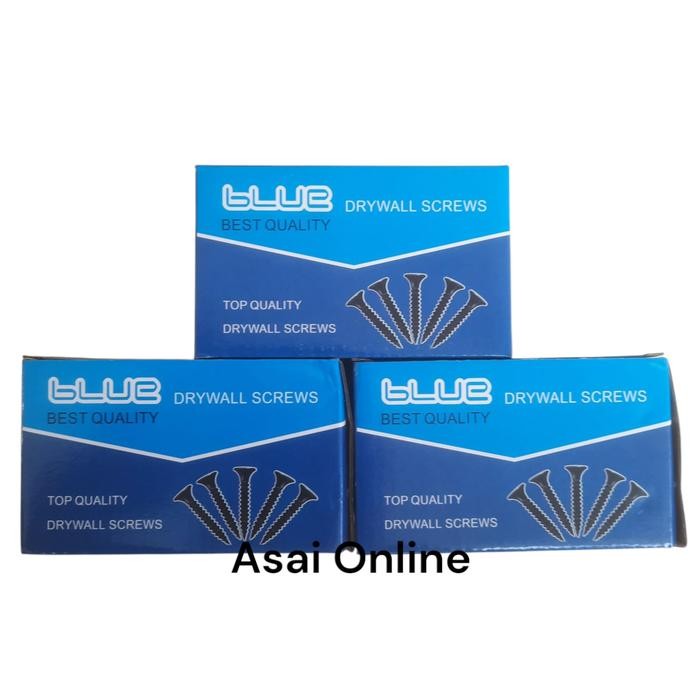 Sekrup gypsum BLUE 2" Inch Skrup gypsum 2" sekrup gifsen 2" *