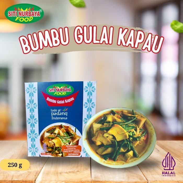 

ORIGINAL Bumbu Gulai Kapau 250g Siti Nurbaya Food Makanan Khas Asli Minang Siap Saji READY STOCK
