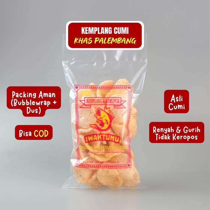 

TERMURAH Iwaktunu Kemplang Cumi Goreng Khas Palembang 200gr Ikan Makanan READY STOCK
