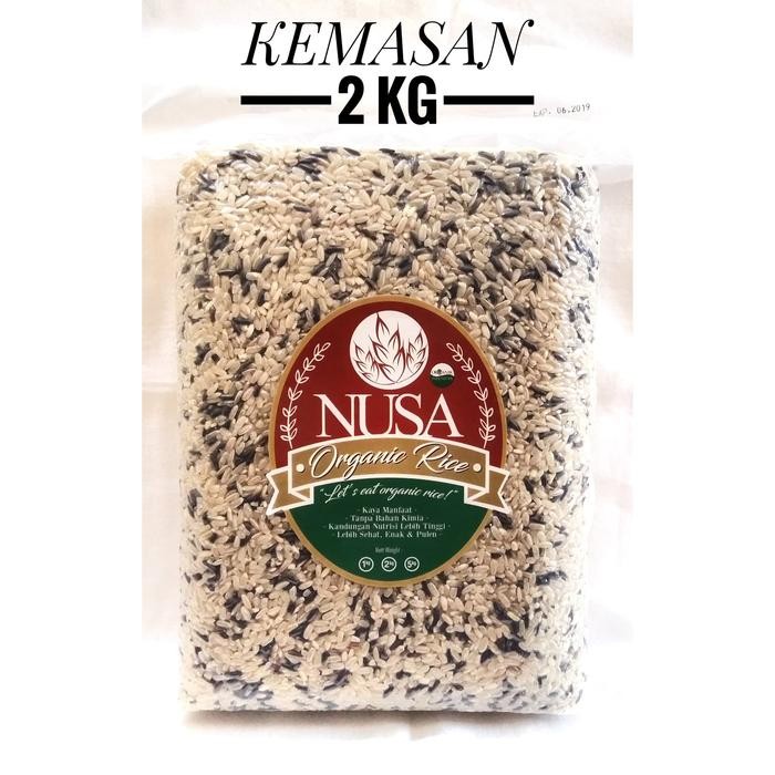 

Laura.Mart1 Mix Beras Coklat Dan Beras Hitam Organik Kualitas Eksport 2Kg