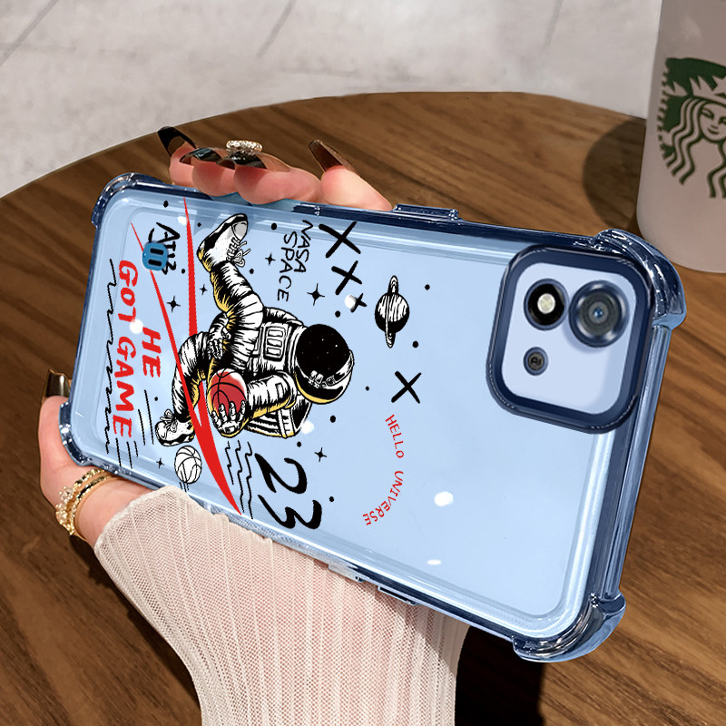 Casing Hp untuk Realme C20 C20A C11 2021 C11 2020 Narzo 50i Case Casing Astronot ruang angkasa Kesin