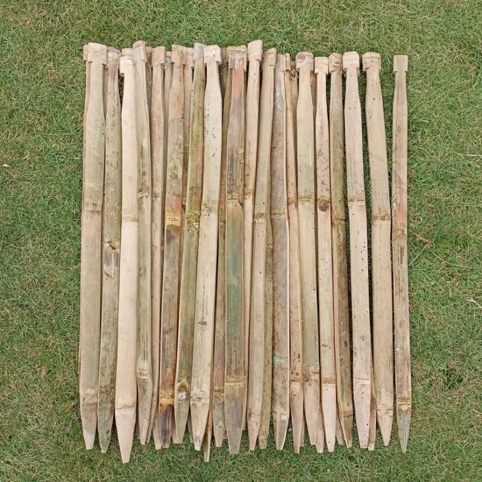 

[Fresh] Pasak Tenda Pramuka/Patok Bahan Bambu Panjang 70cm-80cm
