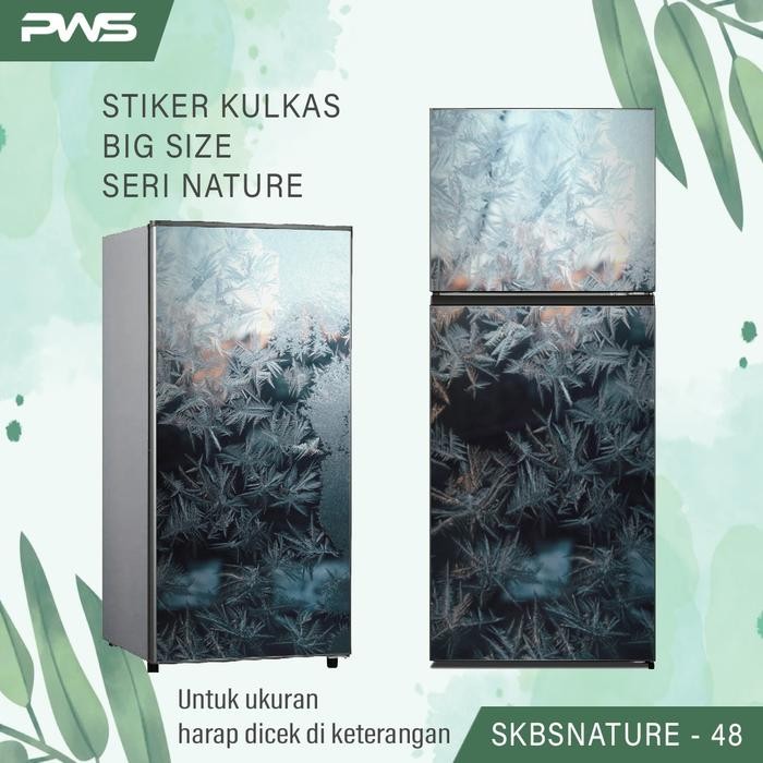 Stiker Kulkas Big Size Seri NATURE Desain Terbaru/Stiker Kulkas Desain Terbaru/Stiker Kulkas