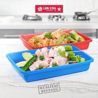 LION STAR NAMPAN PLASTIK NO. 3 T-3 26.5X21 TEBAL BAKI PLASTIK TATAKAN