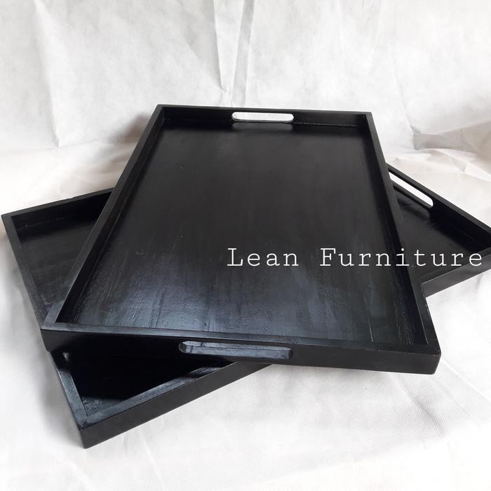 Black Tray / Nampan Kayu / Nampan Hotel / Nampan Kotak