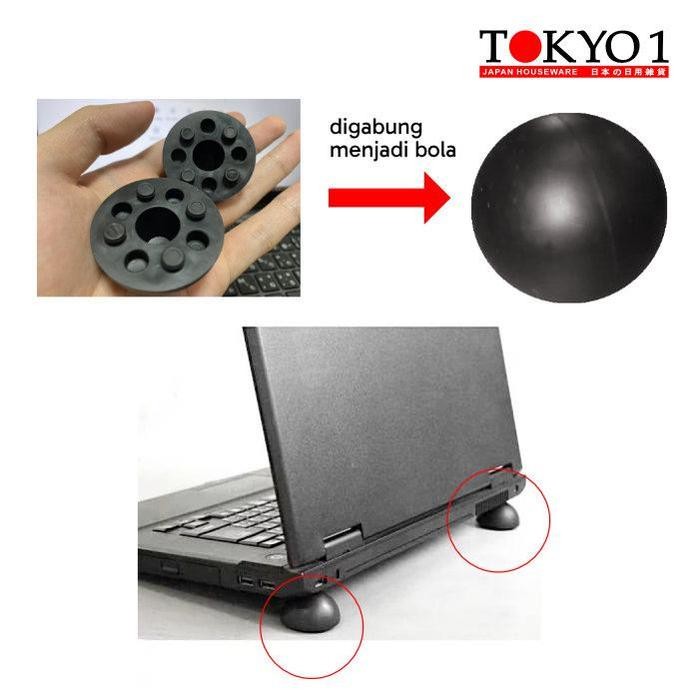 Tokyo1 9064 Laptop UP Dudukan Karet Laptop 090641