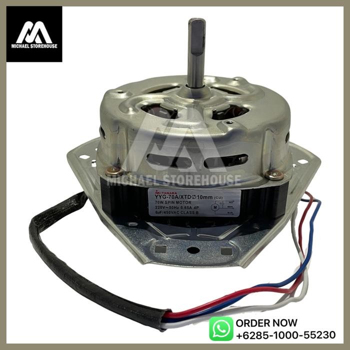 Dinamo Spin Motor Pengering Mesin Cuci Universal Yyg 70A Xtd 70 Watt