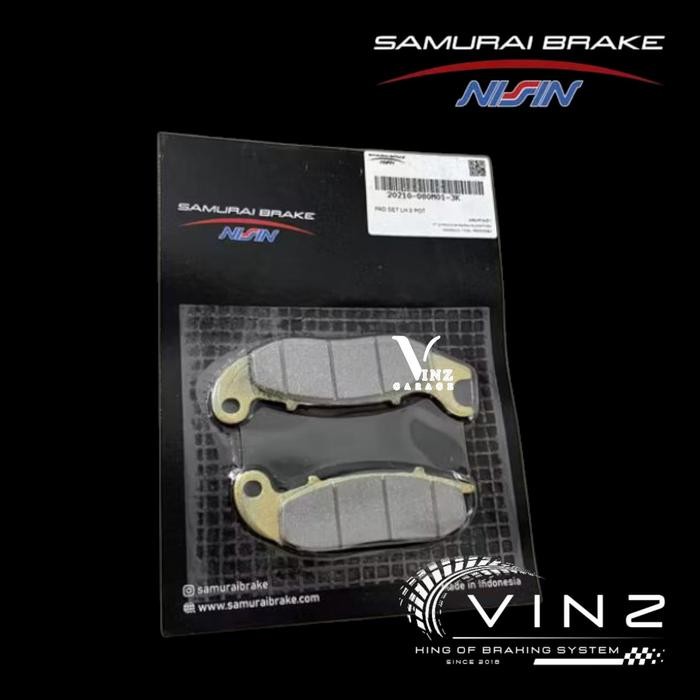 Kampas Rem Kaliper Nissin Samurai 2 Piston Kampas Rem 2 Piston Nissin