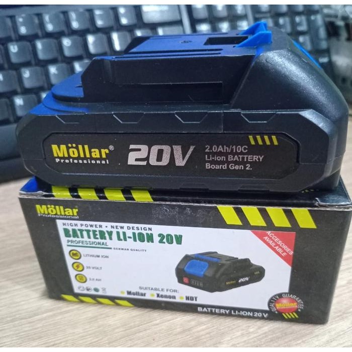 Mollar Baterai 20V 2Ah Universal
